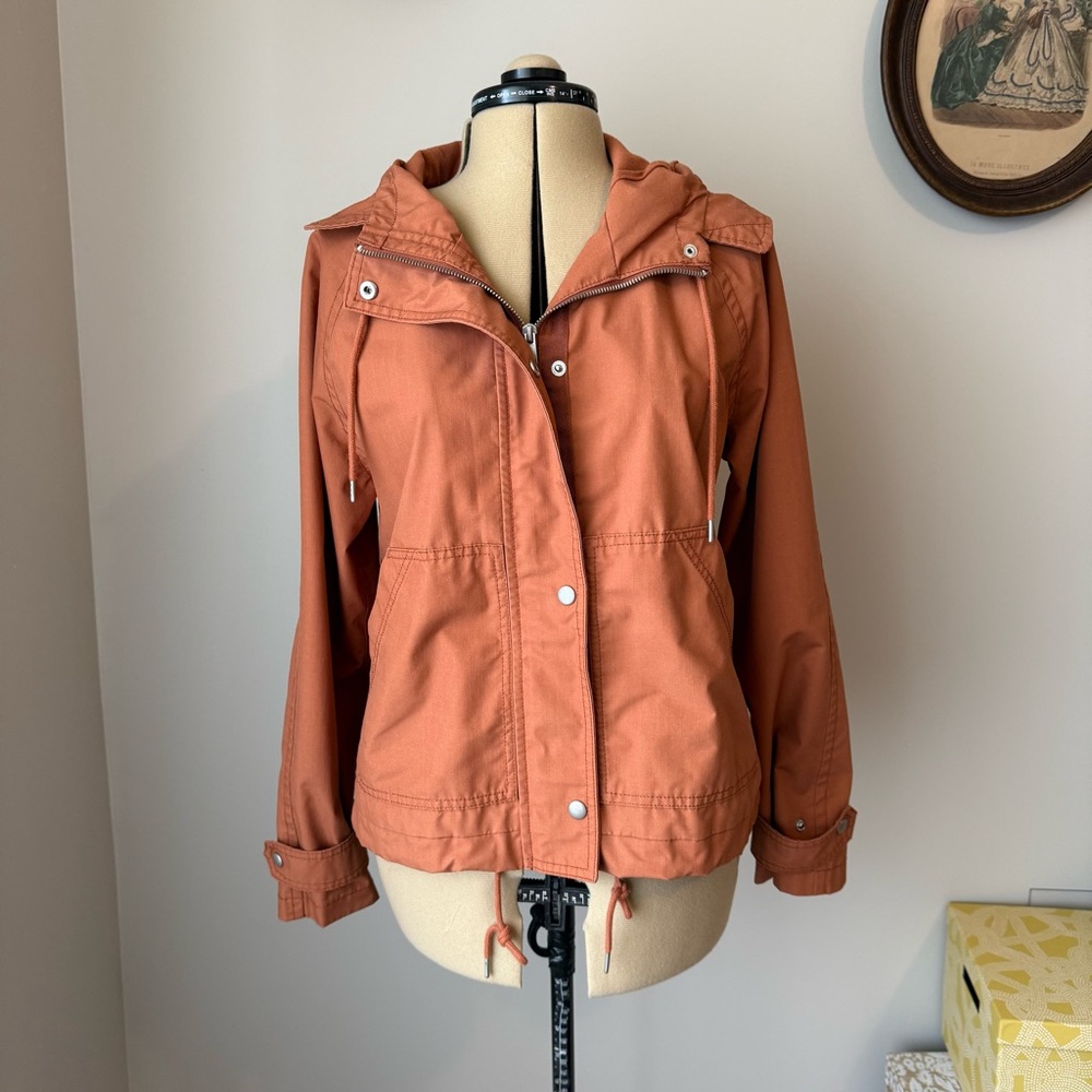 Burnt orange water resistant field jacket - GAP
